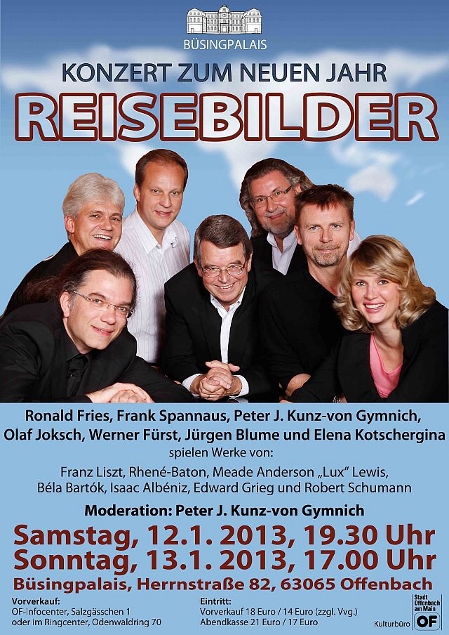 Konzert zum Neuen Jahr-Pianisten 2013-Plakat
